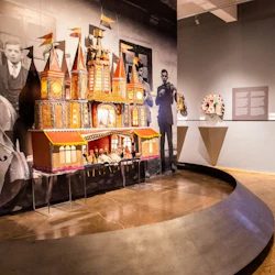 Utställning inne i museet