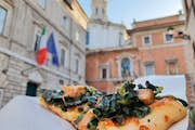 Pizza Slice by the Pantheon