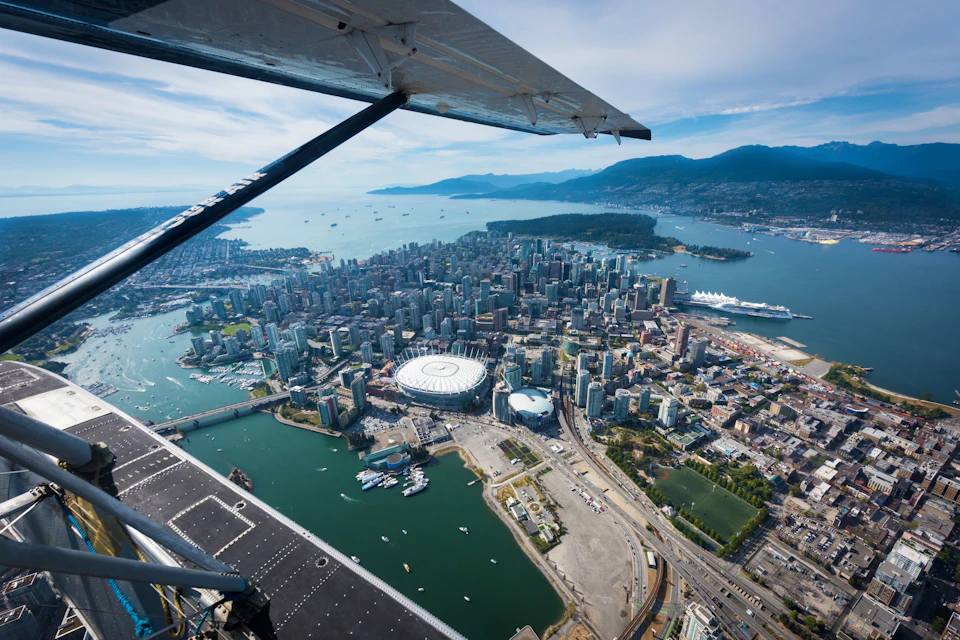 A view of downtown Vancouver