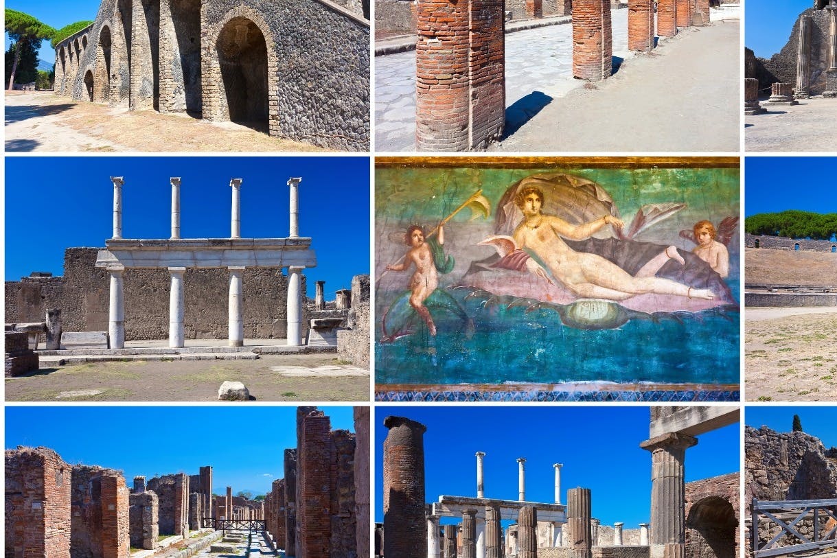 ポンペイの発掘調査