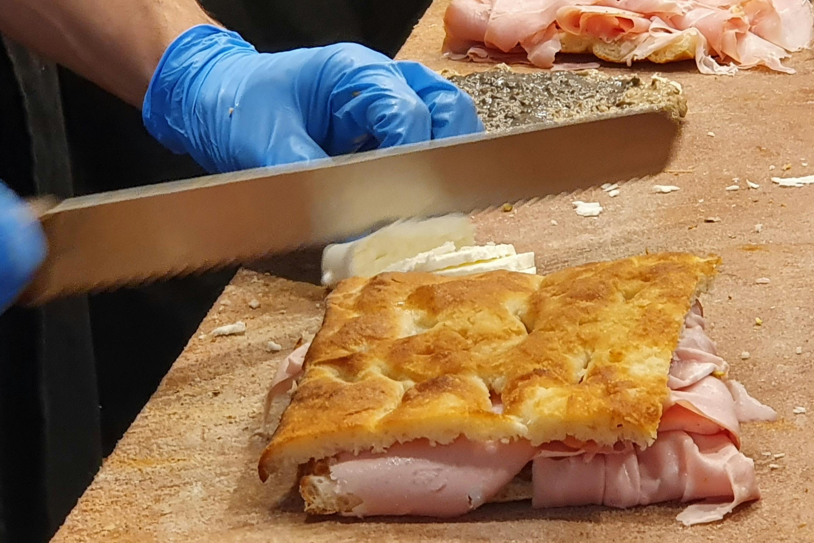 All &#39;Antico Vinaio schiacciata