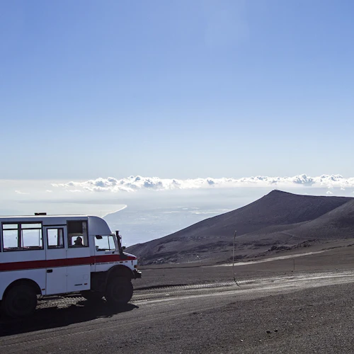 Mount Etna: Cable Car Entry Ticket + 4x4 Bus Transfer - Photo 4