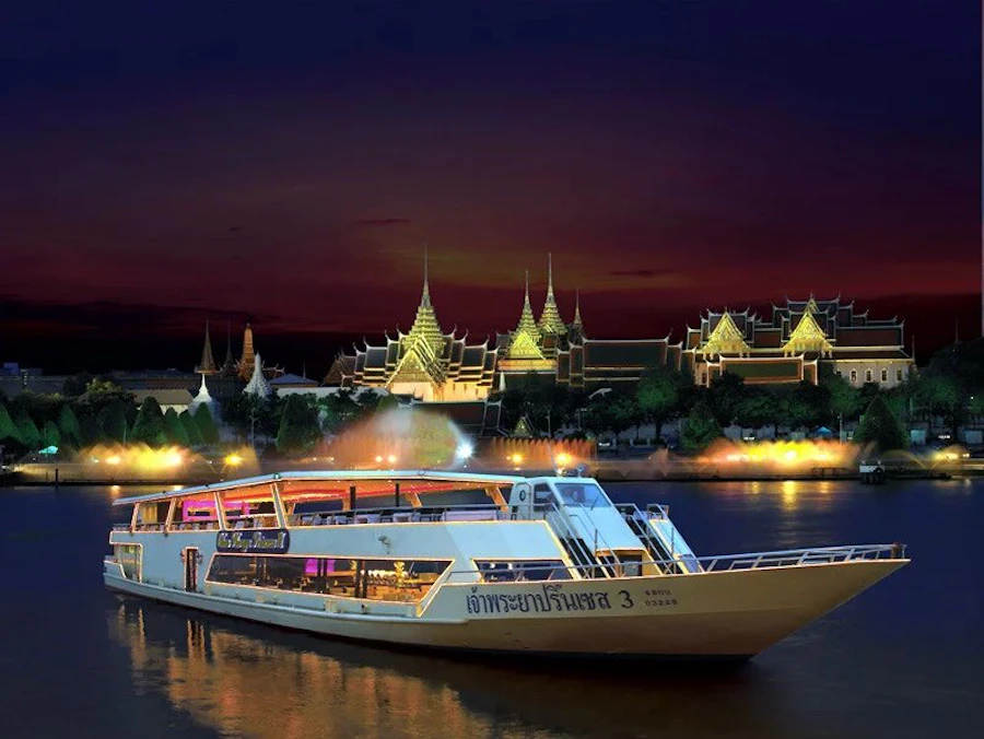 Bangkok Chao Phraya River Middagskryssning