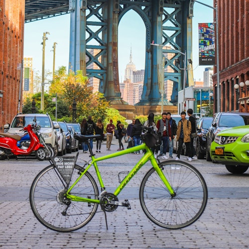 無制限のサイクリング：ブルックリンブリッジの自転車レンタル(即日発券)