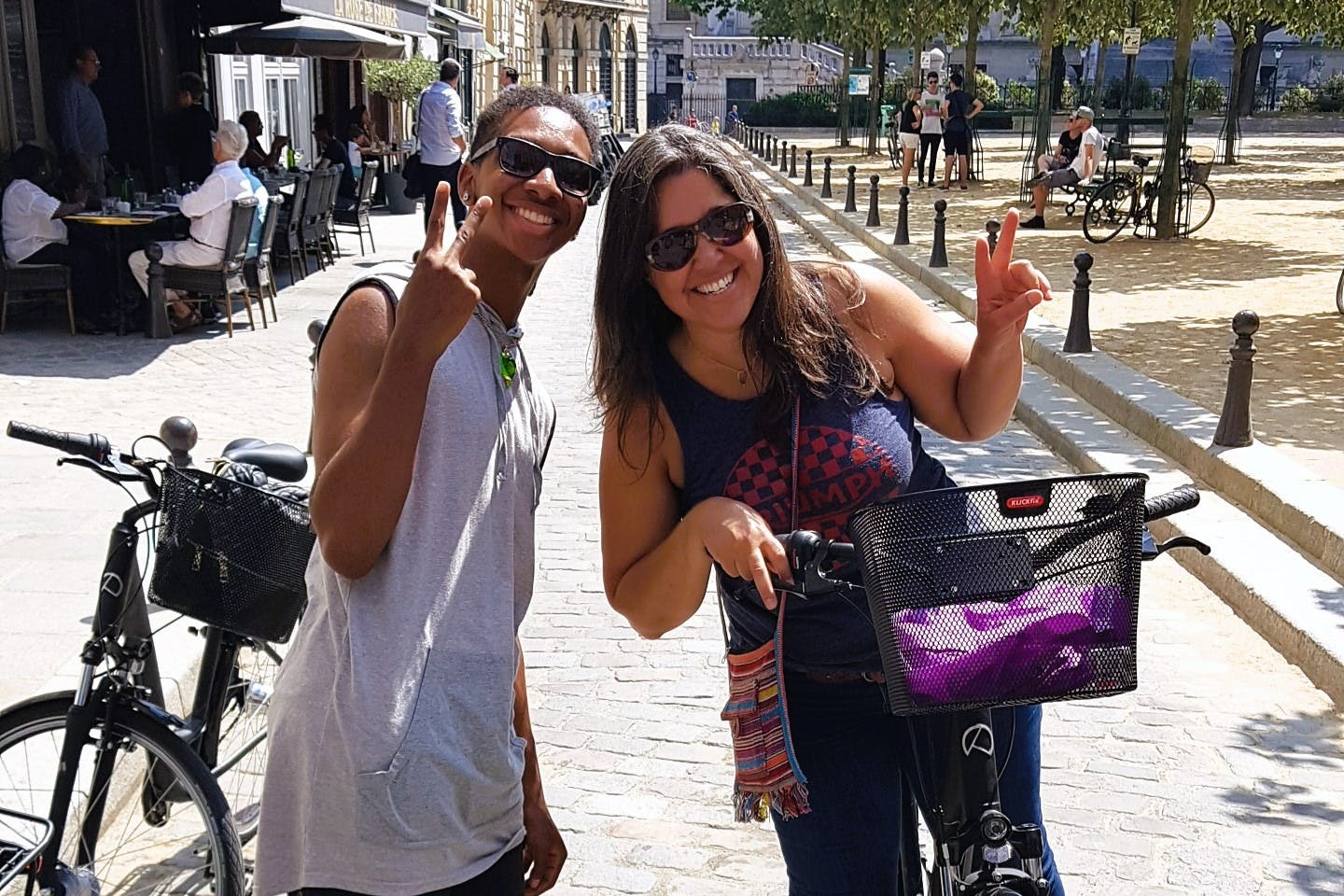 Plac Dauphine na Wyspie Miejskiej