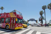 Los Angeles och Hollywood Hop-on Hop-off-buss