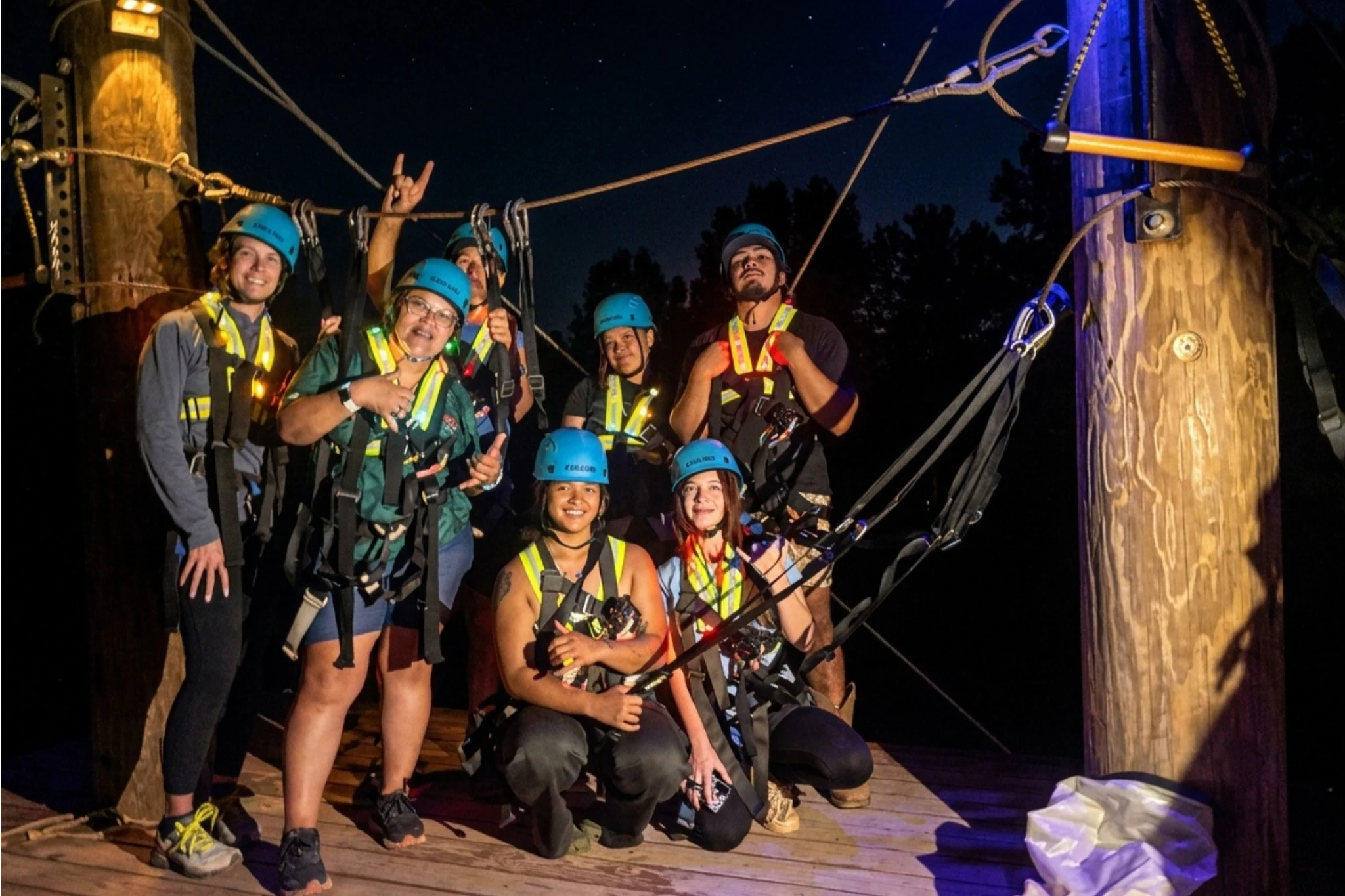 Coral Crater Adventure Park: Experiência de tirolesa nocturna