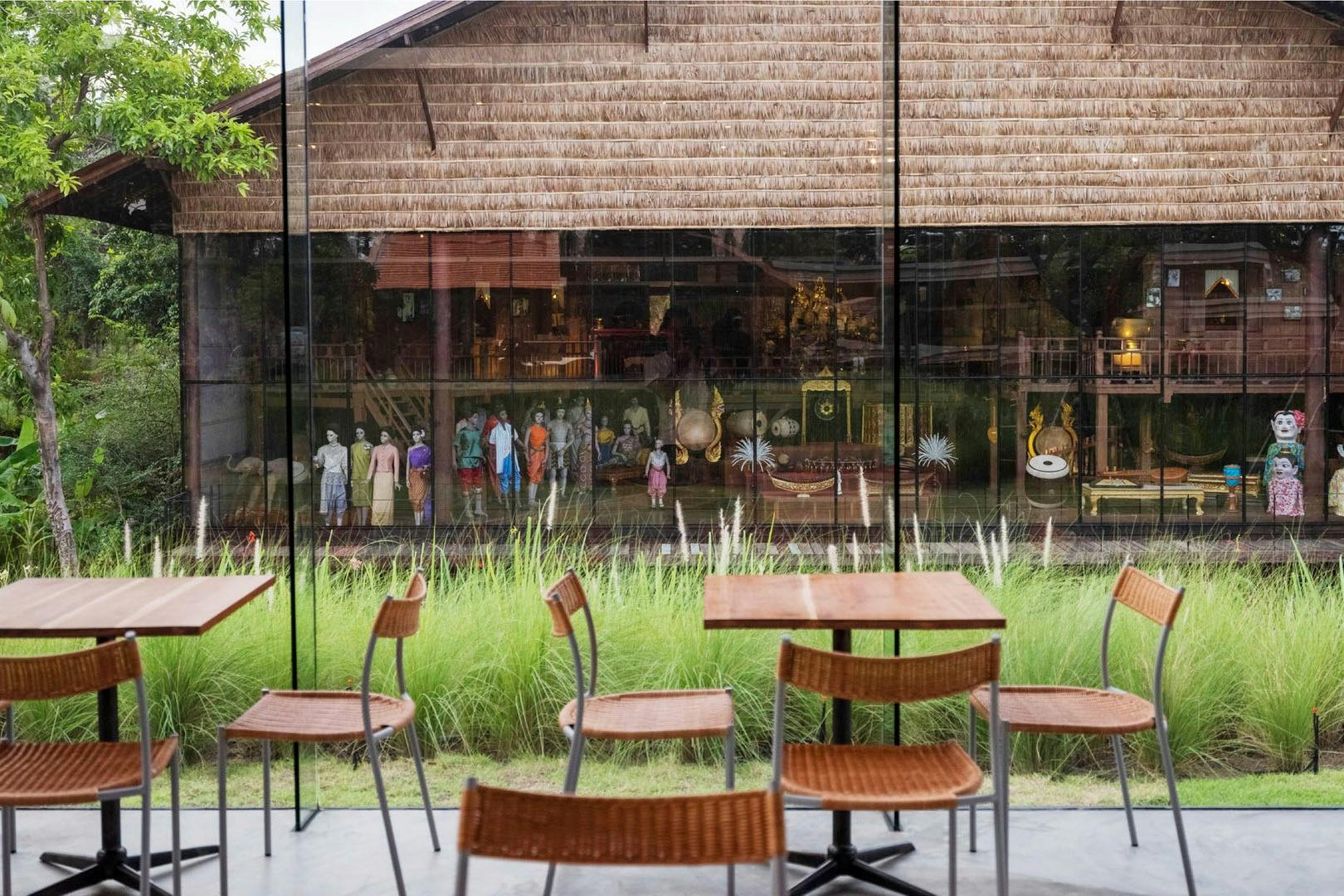 Musée à l'intérieur d'un village thaïlandais