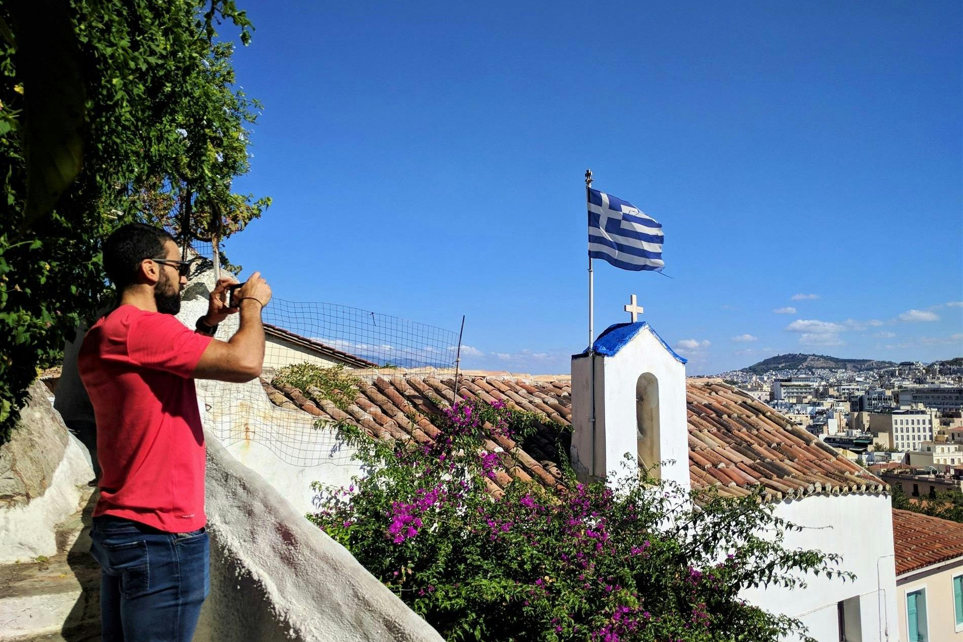 Vista di Atene dall'alto
