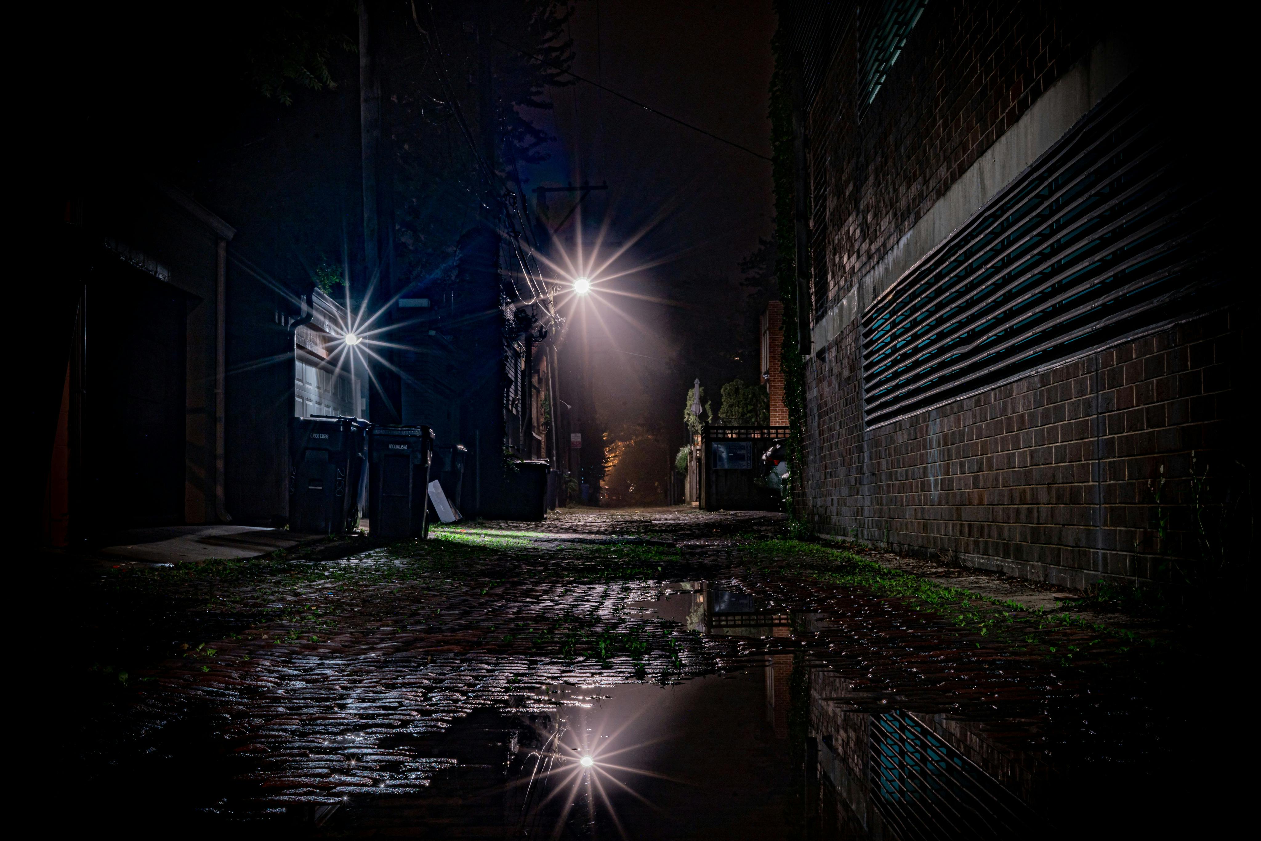 Chilling image of the Dillinger's Alley