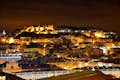 Uitzicht op Lissabon bij nacht