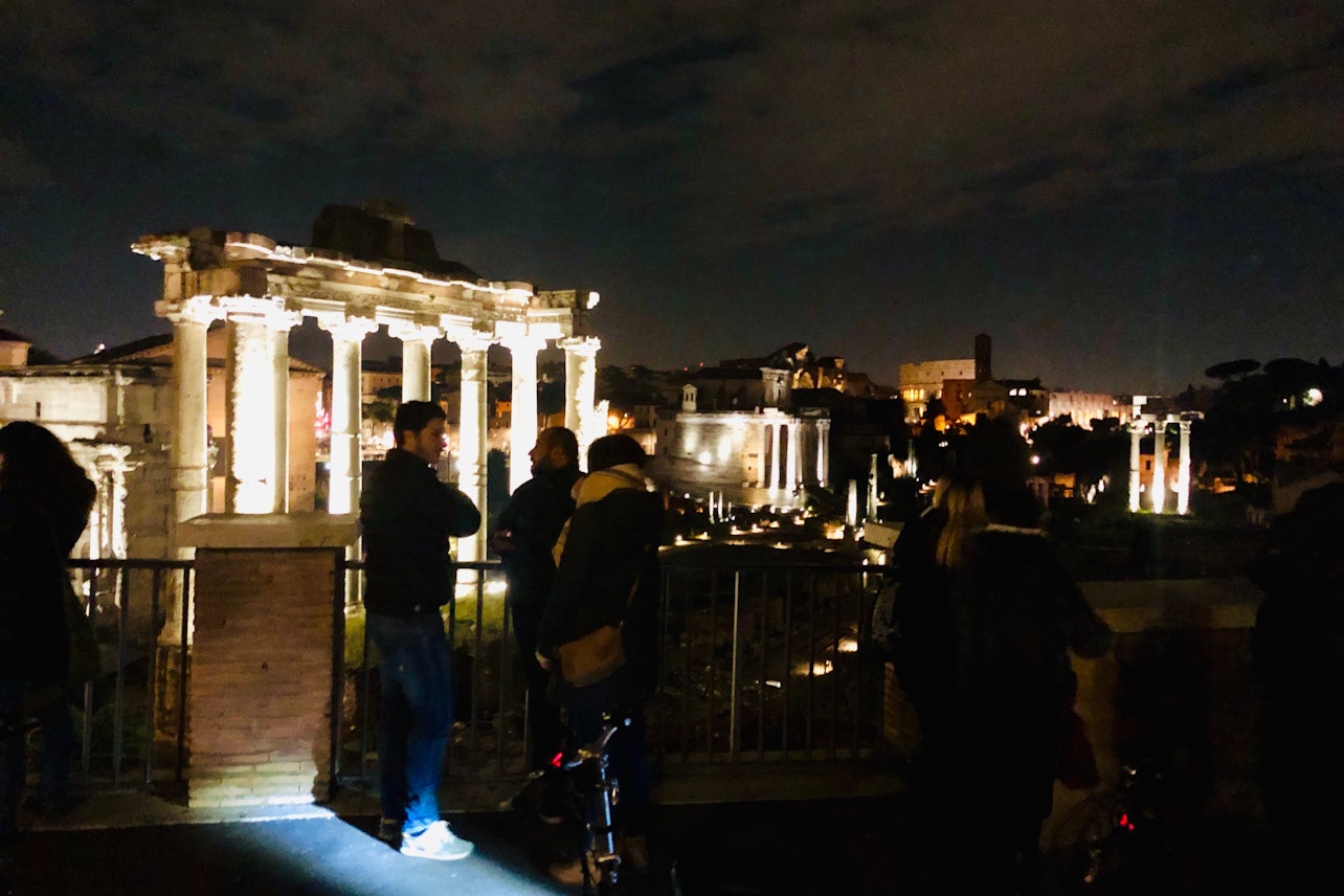 Rome by Night: Guide E-bike Tour with Salami, Cheese and Wine Tasting - Accommodations in Rome