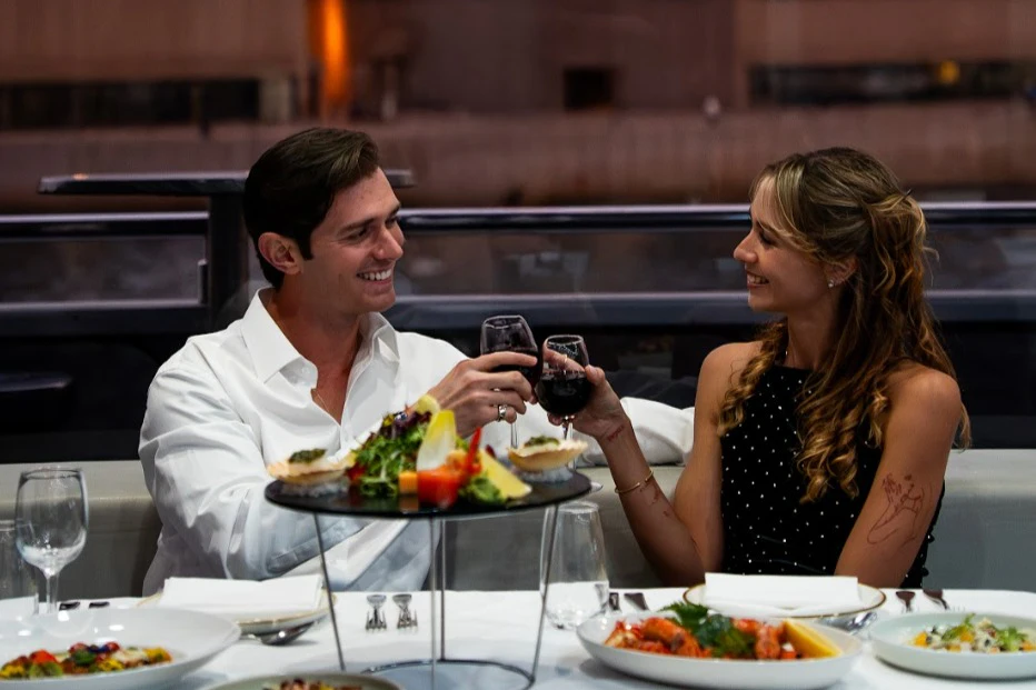 Sydney: Clearview Glass Boat Dinner Cruise + Wine