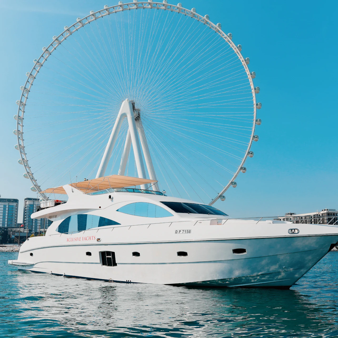 Dubai Marina: 1-Hr Yacht Tour with Ain Dubai Views in Dubai β Tiqets