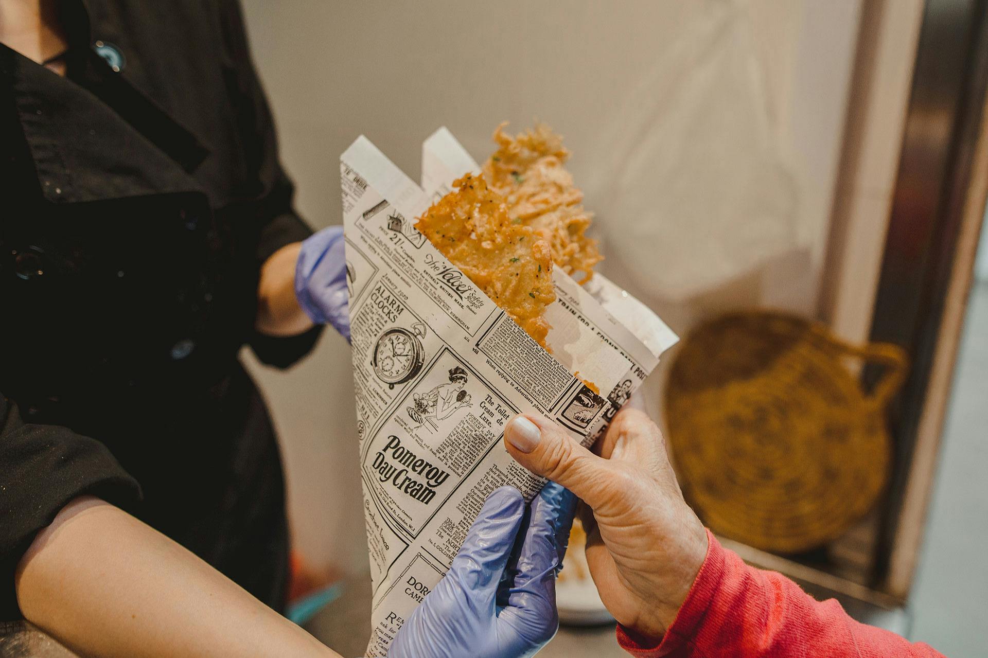 Místní jídlo s sebou