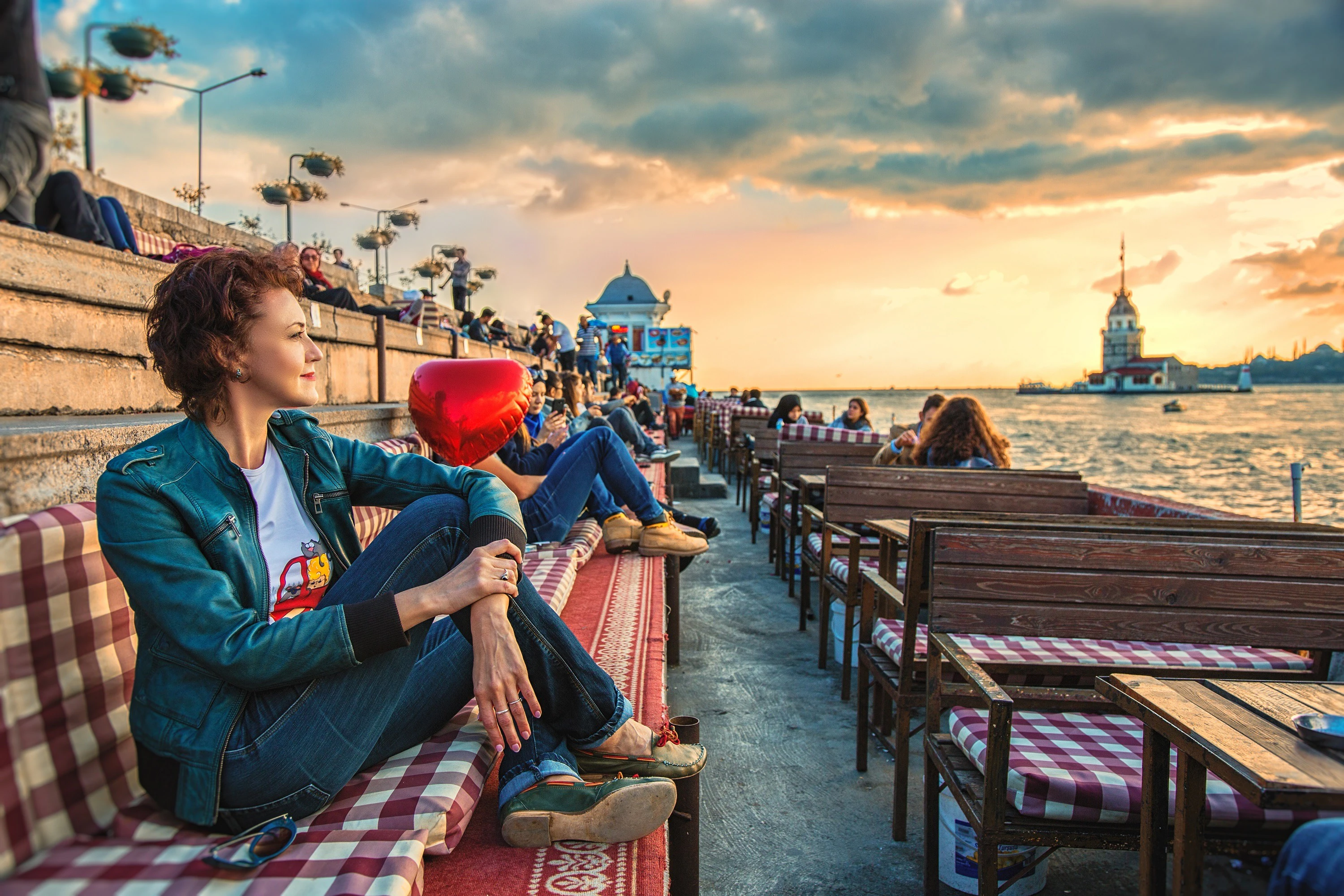 Istanbul Europe & Asian Tour: Maiden’s Tower + Mihrimah Sultan Mosque