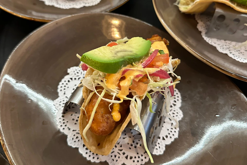 Baja fish taco