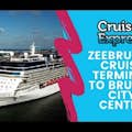 Cruiseschip in Zeebrugge.