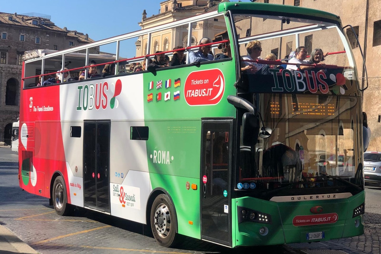 IOBUS Rome: Hop-on Hop-off Panoramic Open Bus Tour - Accommodations in Rome
