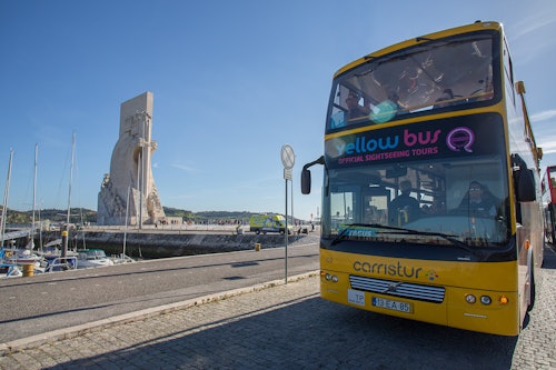 イエロー・バス・リスボン： 48時間乗り降り自由の乗り降り可能なバス＆歴史的なヒルズ・トラム(即日発券)