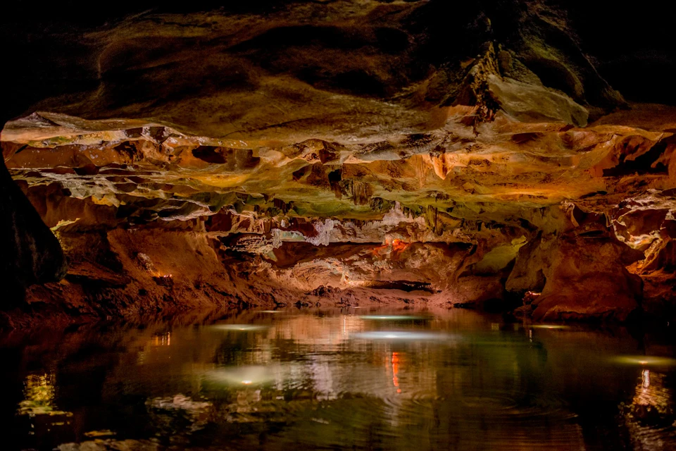 Inside of the Caves of San José
