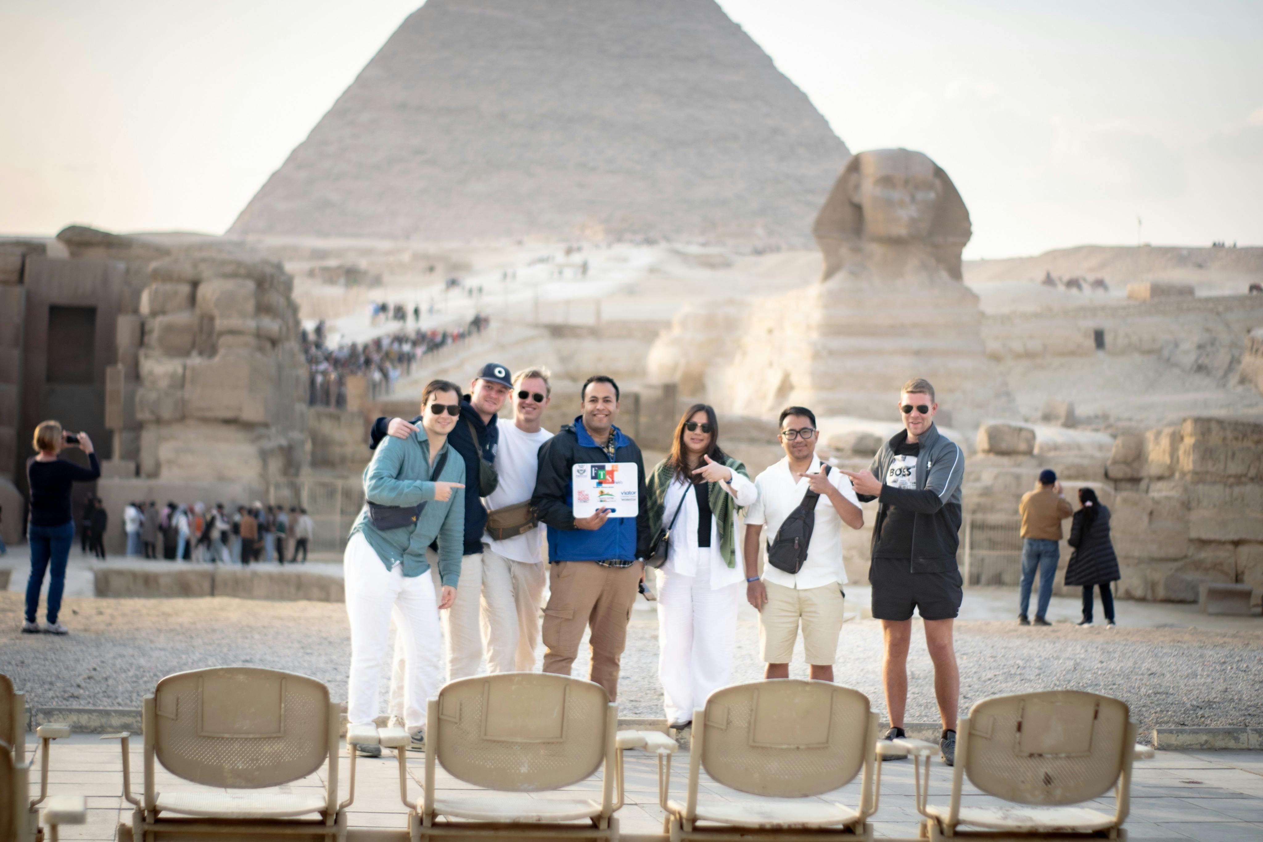 Museo Egizio del Cairo, Piramidi di Giza e Sfinge: tour guidato + trasferimento + pranzo — 5