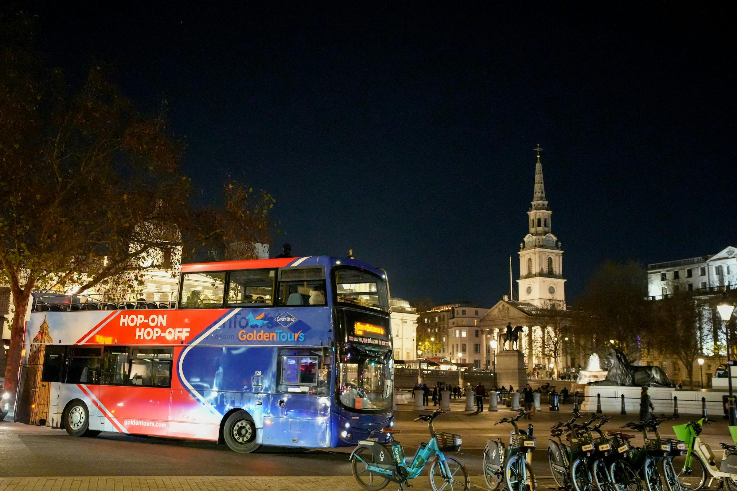London: Guided Night Open-Top Bus Tour - Photo 3