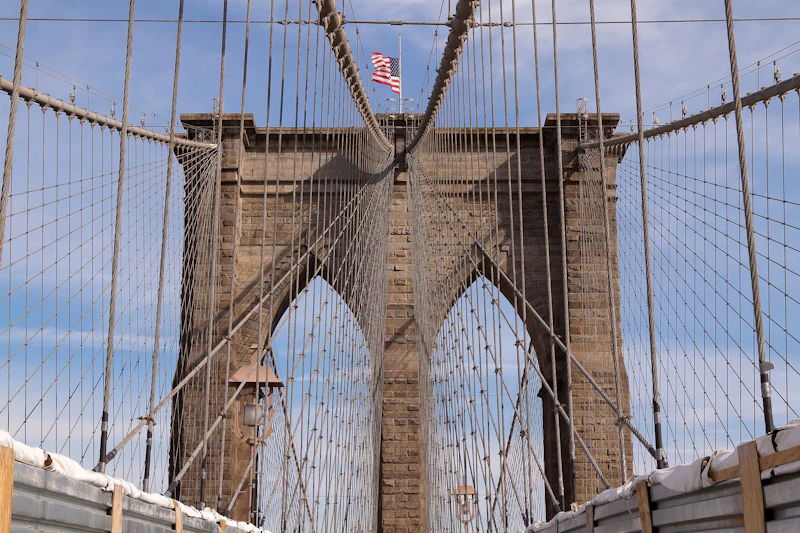 Brooklyn Bridge in New York, New York City