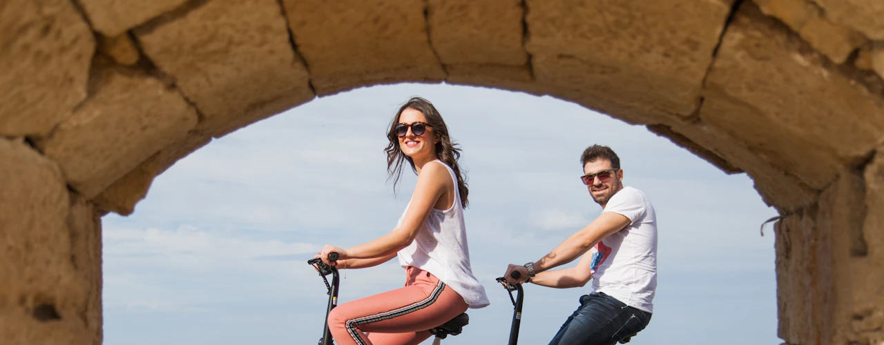 Heraklion: Degustazione di vini in Ecobike