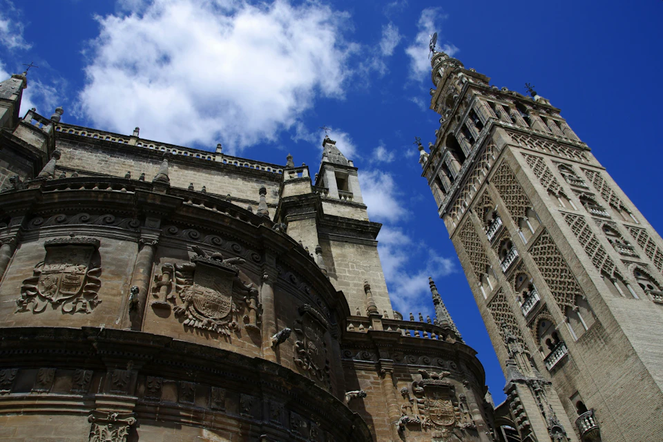 Exterior view of the Giralda of Seville