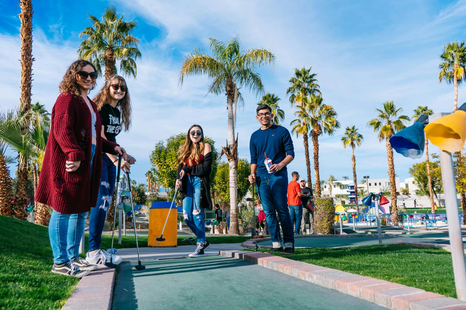 Boomers Palm Springs: Bumper Boats + Go-Karts + Mini Golf + Climbing Walls