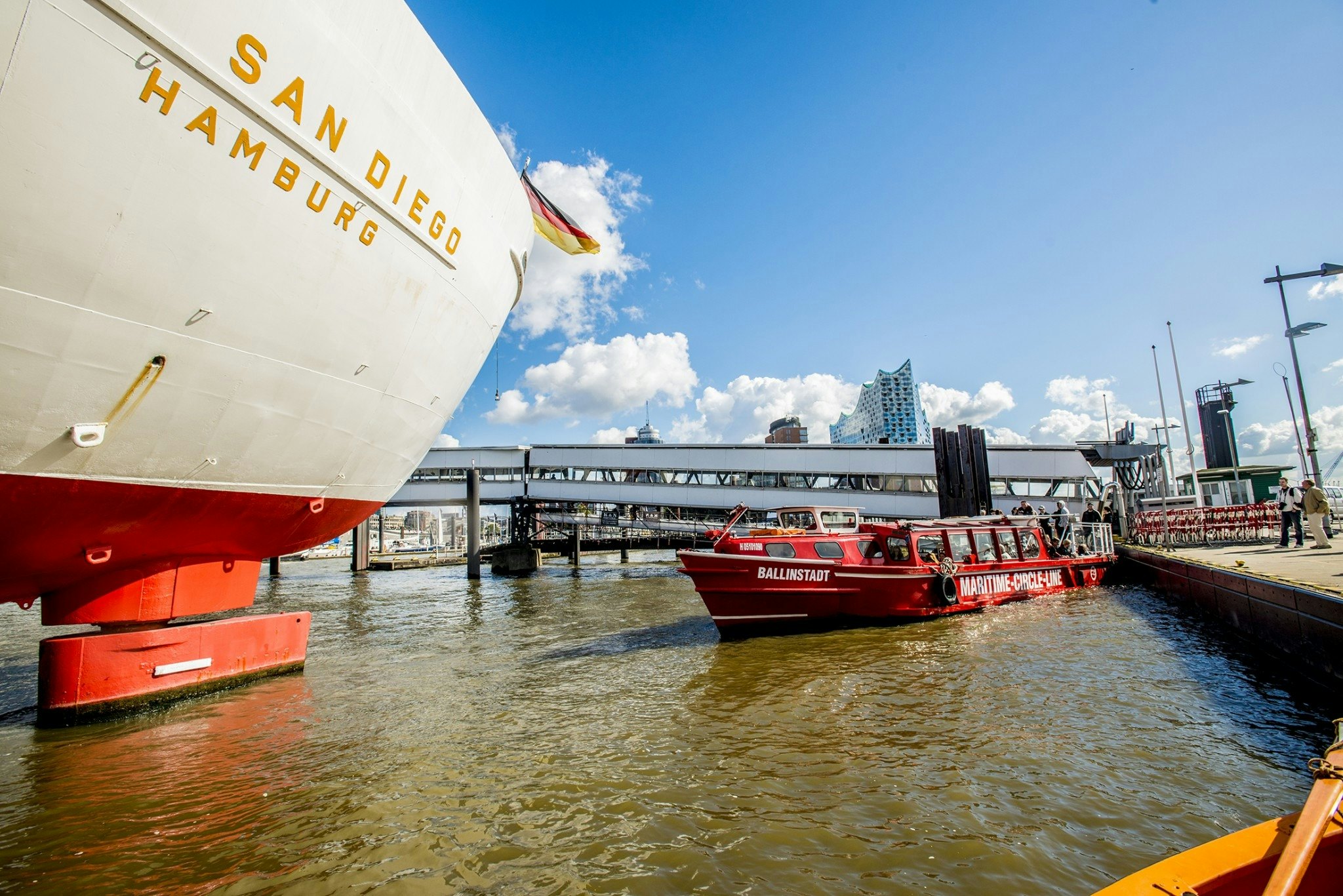 Hamburg: Hop-on Hop-off Harbor Tour + Cap San Diego