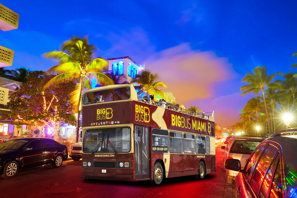 Big Bus Miami: Sightseeing Tour by Night