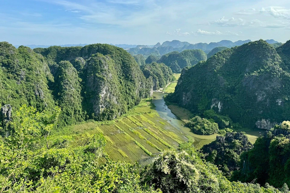 On top of Mua Cave