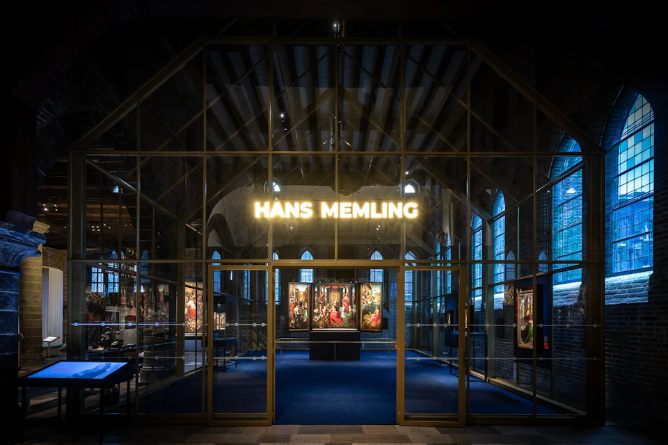 Hans Memling shrine in the Saint John's Hospital Museum