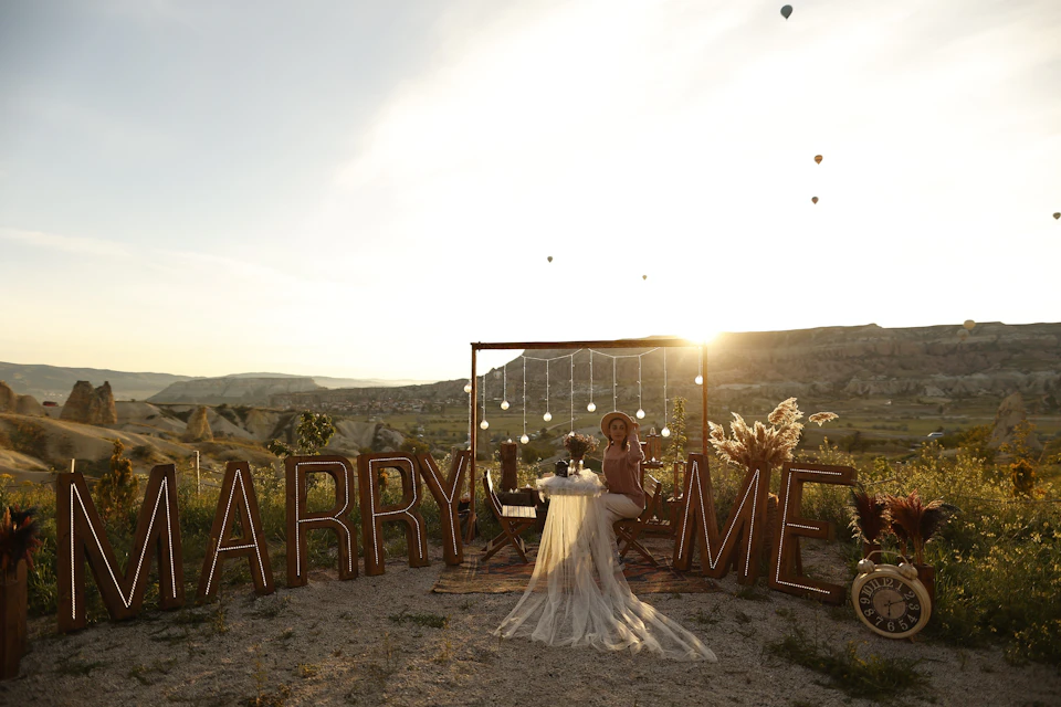 proposal at sunrise