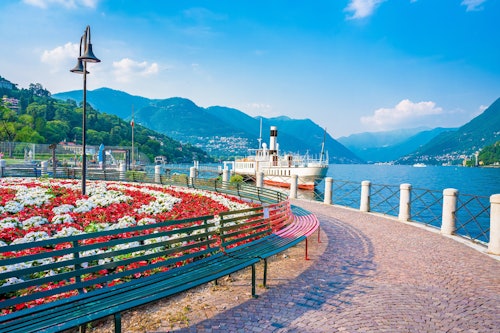 Lago de Como e Bellagio: cruzeiro de barco saindo de Milão