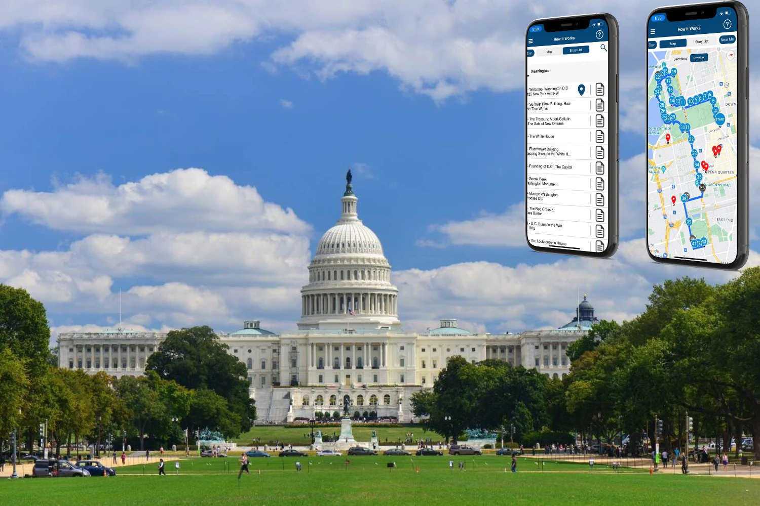 Washington: Visita autoguiada aos monumentos