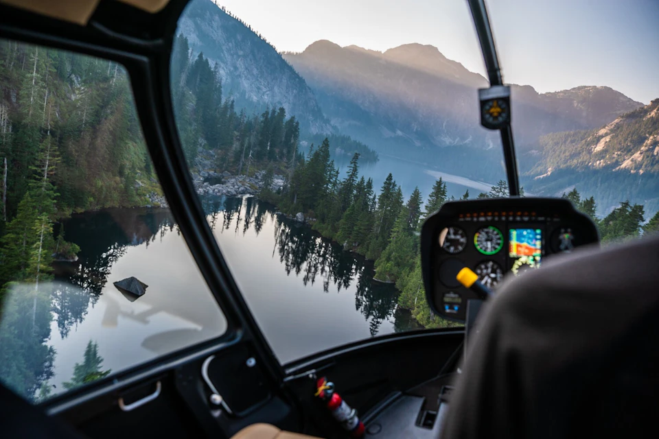 British Columbia's rugged backcountry. Population: 0