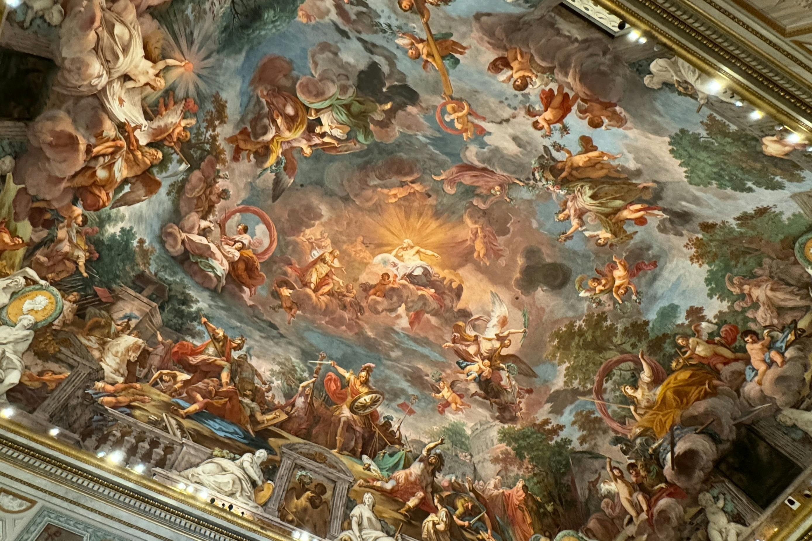 Admire every detail of the stunning painted ceilings at the Borghese Gallery, where art and architecture blend in perfect har