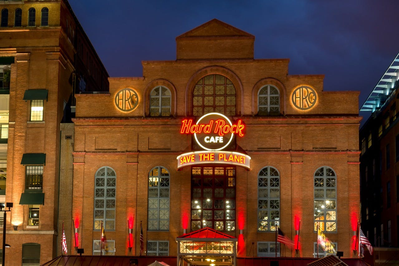 Dinner at Hard Rock Cafe Baltimore