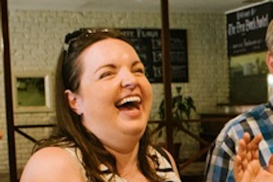 Guests laughing