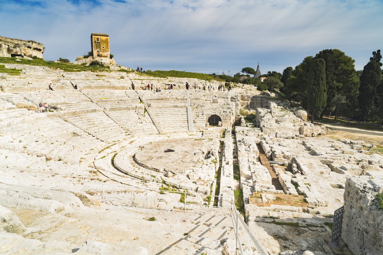 Parque arqueológico de Neapolis - Teatro griego de Siracusa - Alojamientos en Siracusa