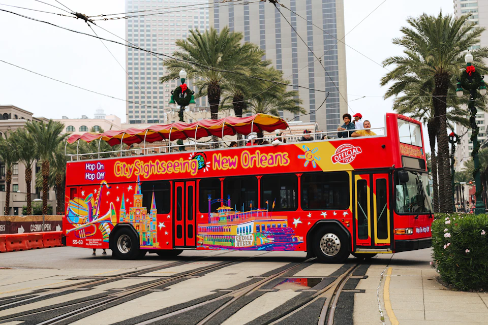 Hop on hop off bus New Orleans
