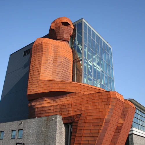 Het unieke gebouw van CORPUS 'reis door de mens'.