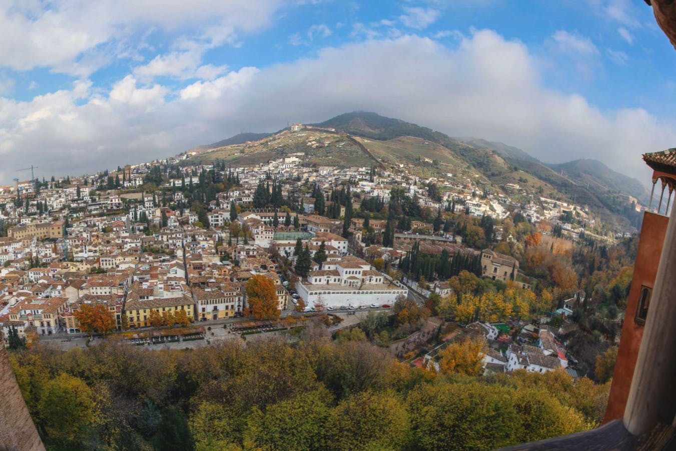 Albaicin from the Alhambra