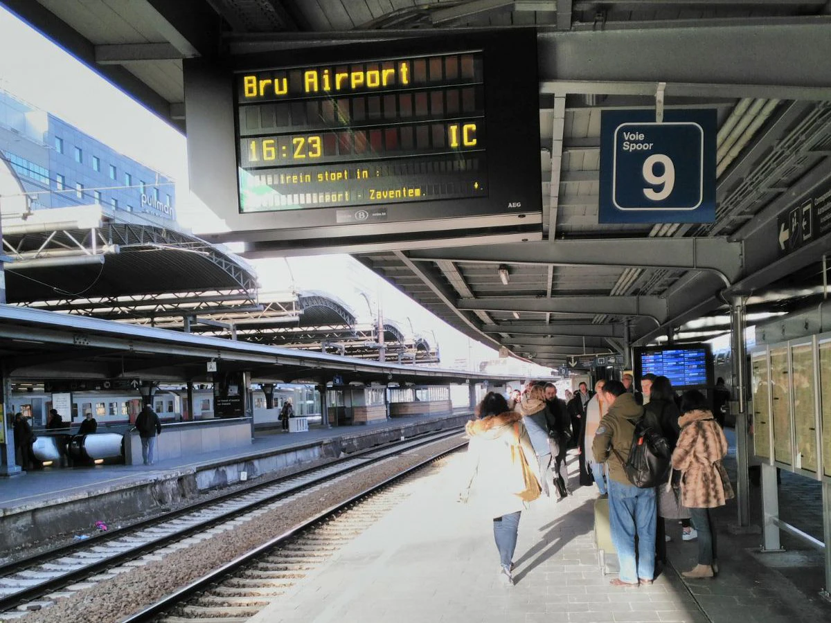 Trem do Aeroporto de Zaventem para Bruxelas