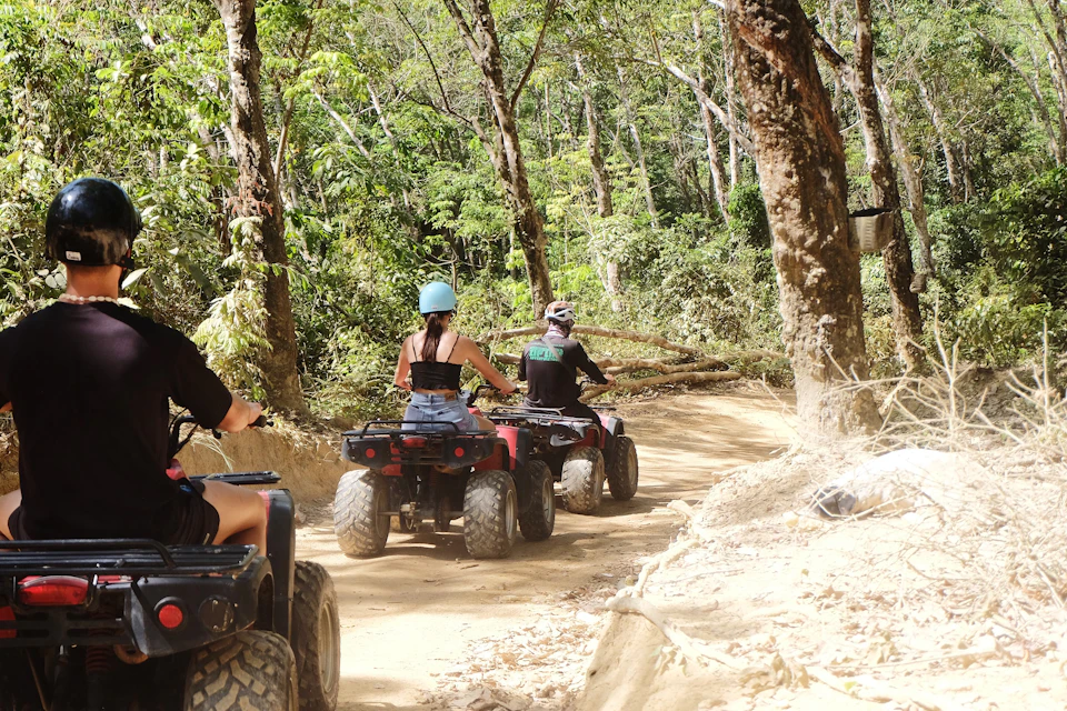 ATV ride in the jungle