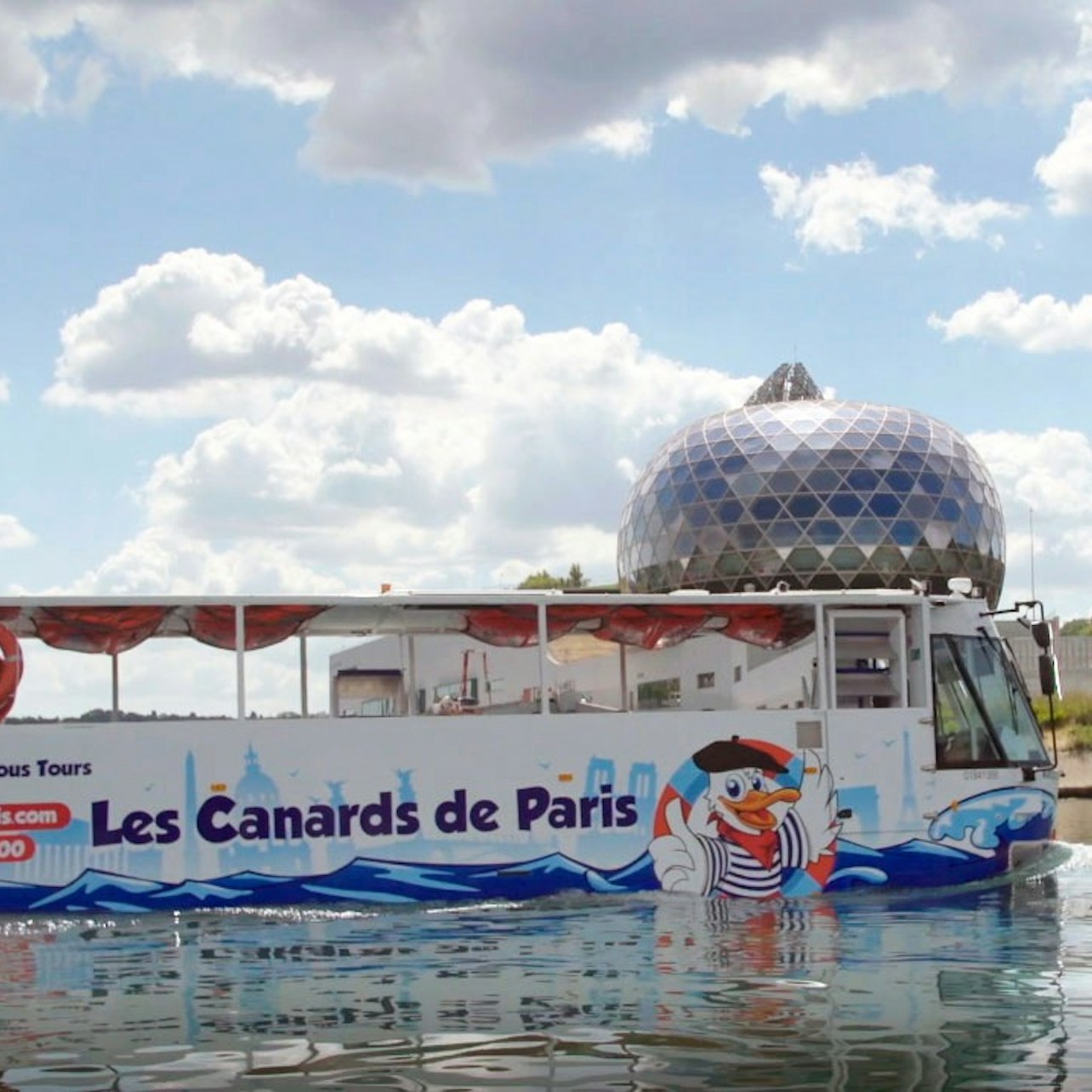 Río Sena: Recorrido por París en autobús anfibio - Alojamientos en Paris