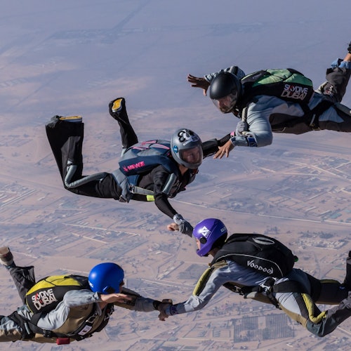 Dubai: Skydive over Dubai Desert + Photos and Video